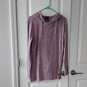 Premise Heathered Purple Hoodie Medium